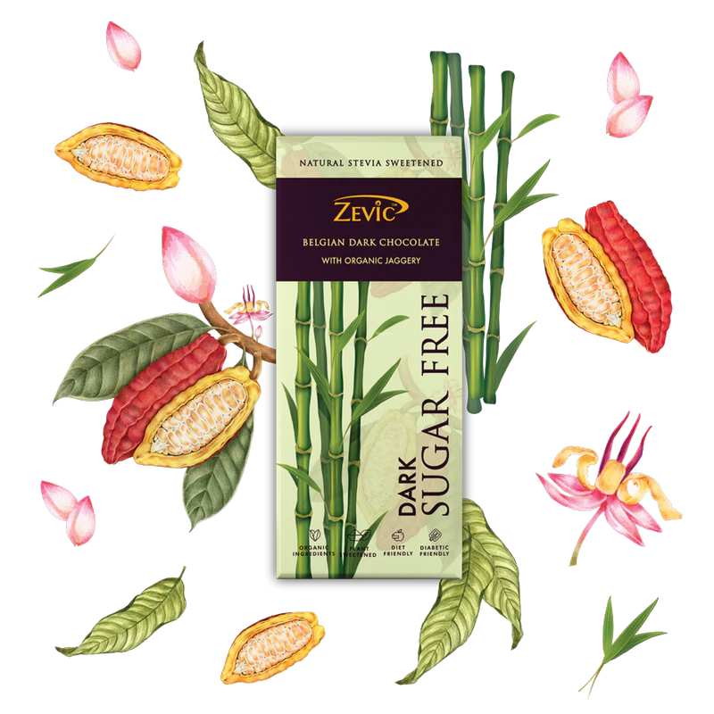 ZEVIC BELGIAN DARK CHOCOLATE WITH ORGANIC JAGGERY