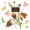 ZEVIC BELGIAN DARK CHOCOLATE WITH ROASTED COFFEE BEANS, 40g