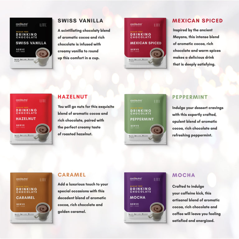 Cocosutra Sugar Free Hot Chocolate Mix, 20g