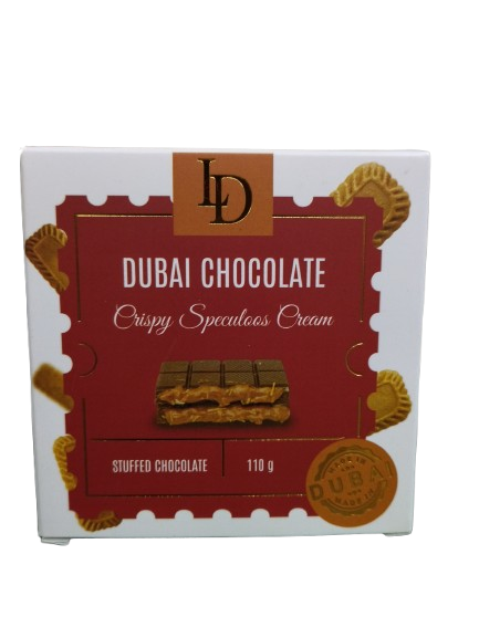 Le Damas Crispy Speculoos Cream Stuffed Chocolate 110g