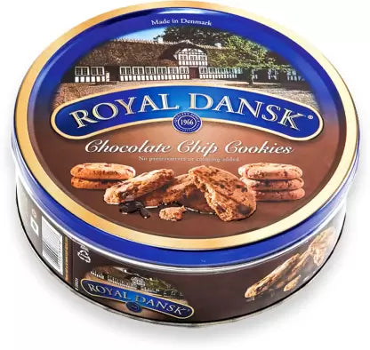 Royal Dansk Choco Chip Cookies Cookies, 340g