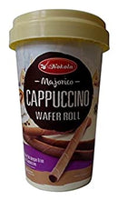 Load image into Gallery viewer, Kokola Majorico Wafer Roll - Cappuccino,  Container
