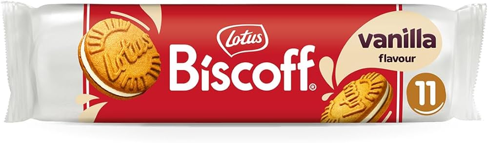 Lotus Biscoff vanilla biscuit