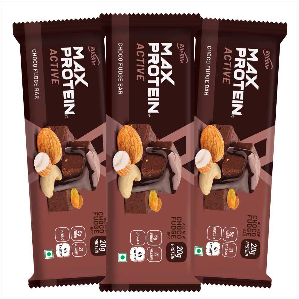 RiteBite Max Protein Active Protein Bars, 75g