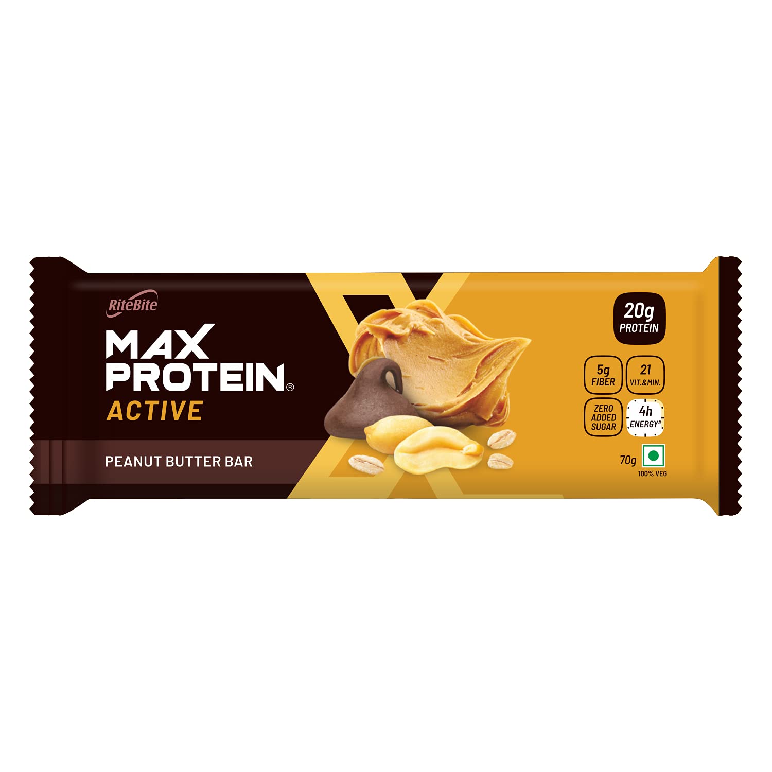RiteBite Max Protein Active Protein Bars, 75g