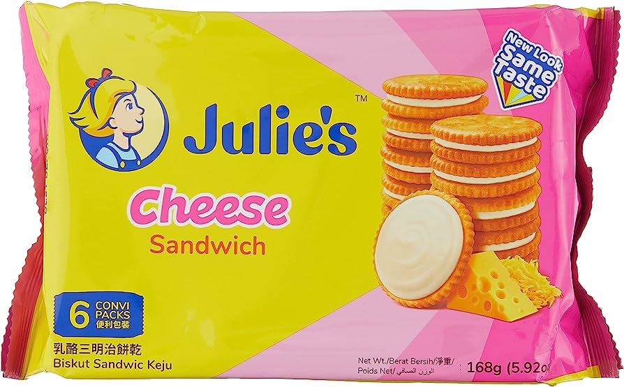 Julie's Le-mond Lemon Puff Sandwich, 170gm (Pack)