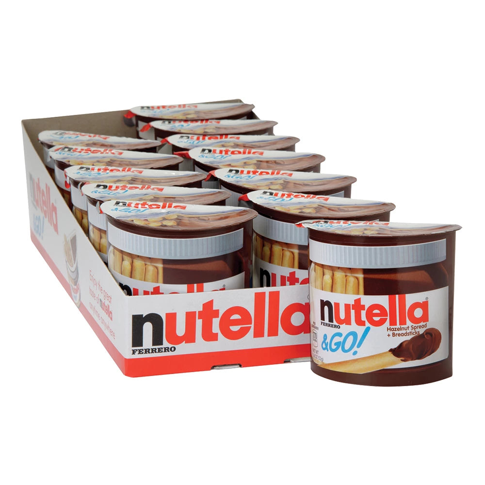 Nutella & Go! Hazelnut Spread with Cocoa and Breadsticks, 48g