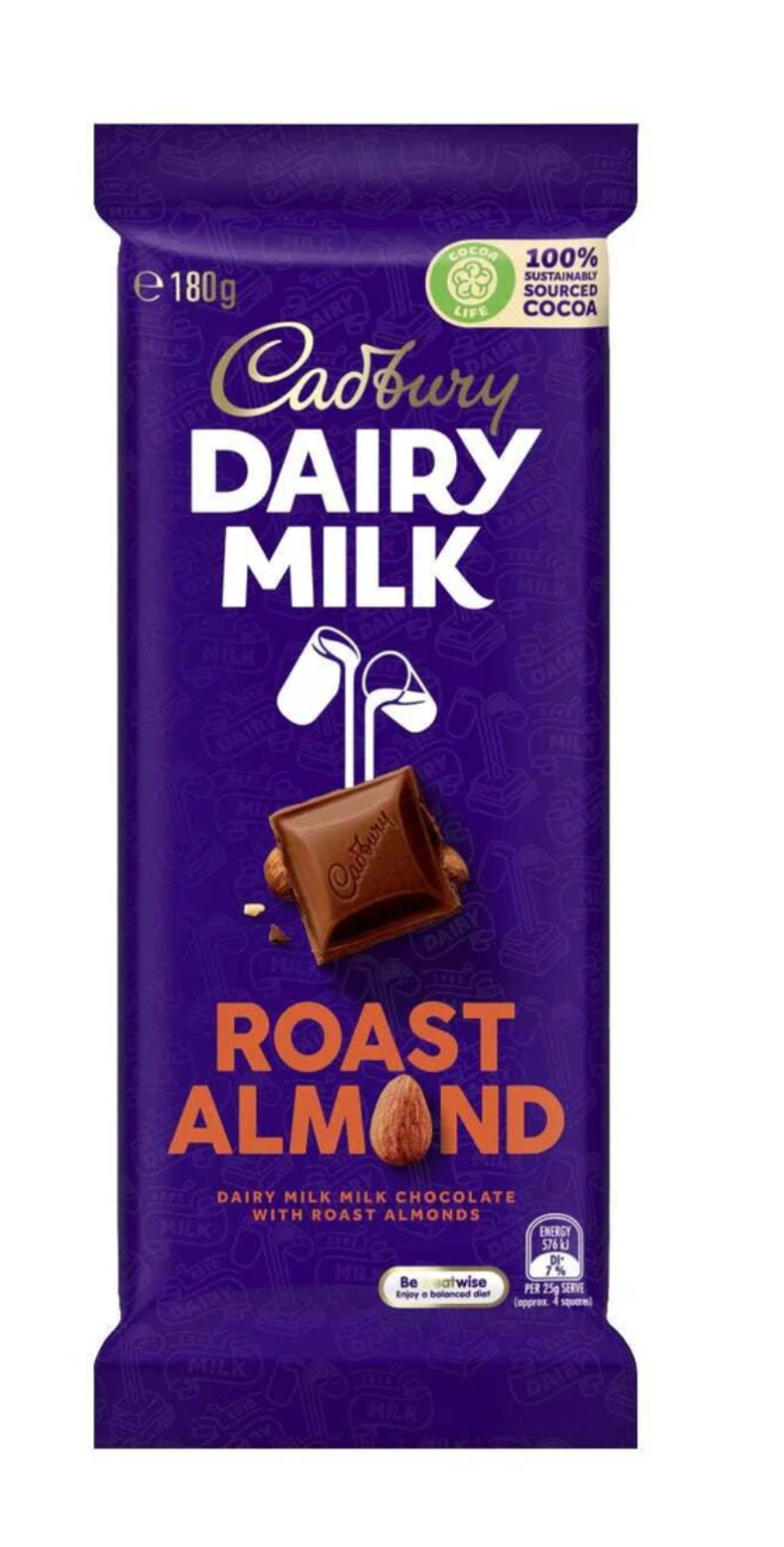 Cadbury Dairymilk Imported, 180gm