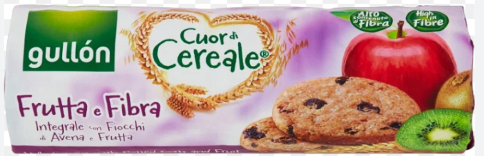 Gullon Cuor di Cereale Frutta e Fibra, 300g