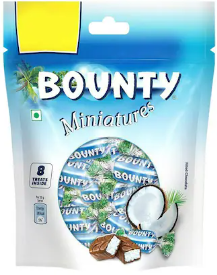 Bounty Miniatures Coconut Filled Chocolate