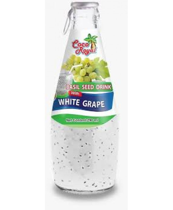 Coco Royal Basil Seed (White Grape) (290ml)