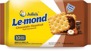 Julie's Le-mond Lemon Puff Sandwich, 170gm (Pack)