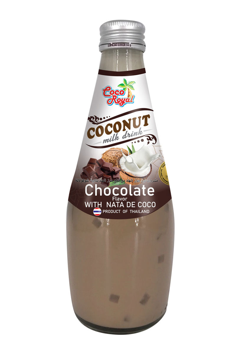 Cocoroyal-Coconut Milk Drink-Chocolate-with NATA De Coco-290ml