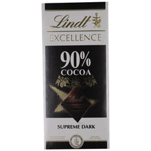 Load image into Gallery viewer, Lindt Excellence Dark Chocolate - 90% Cocoa, 100 g
