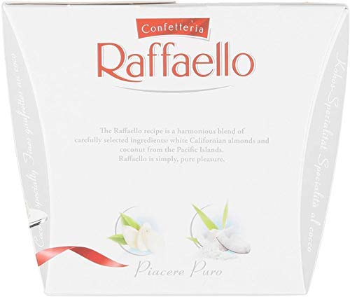 Ferrero Rocher Chefsneed Raffaello Coconut and Almond White Chocolate Truffles, 15 Piece Box