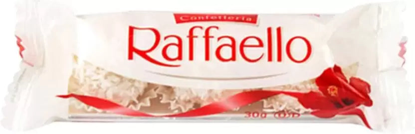 Ferrero Rocher Chefsneed Raffaello Coconut and Almond White Chocolate Truffles, 15 Piece Box
