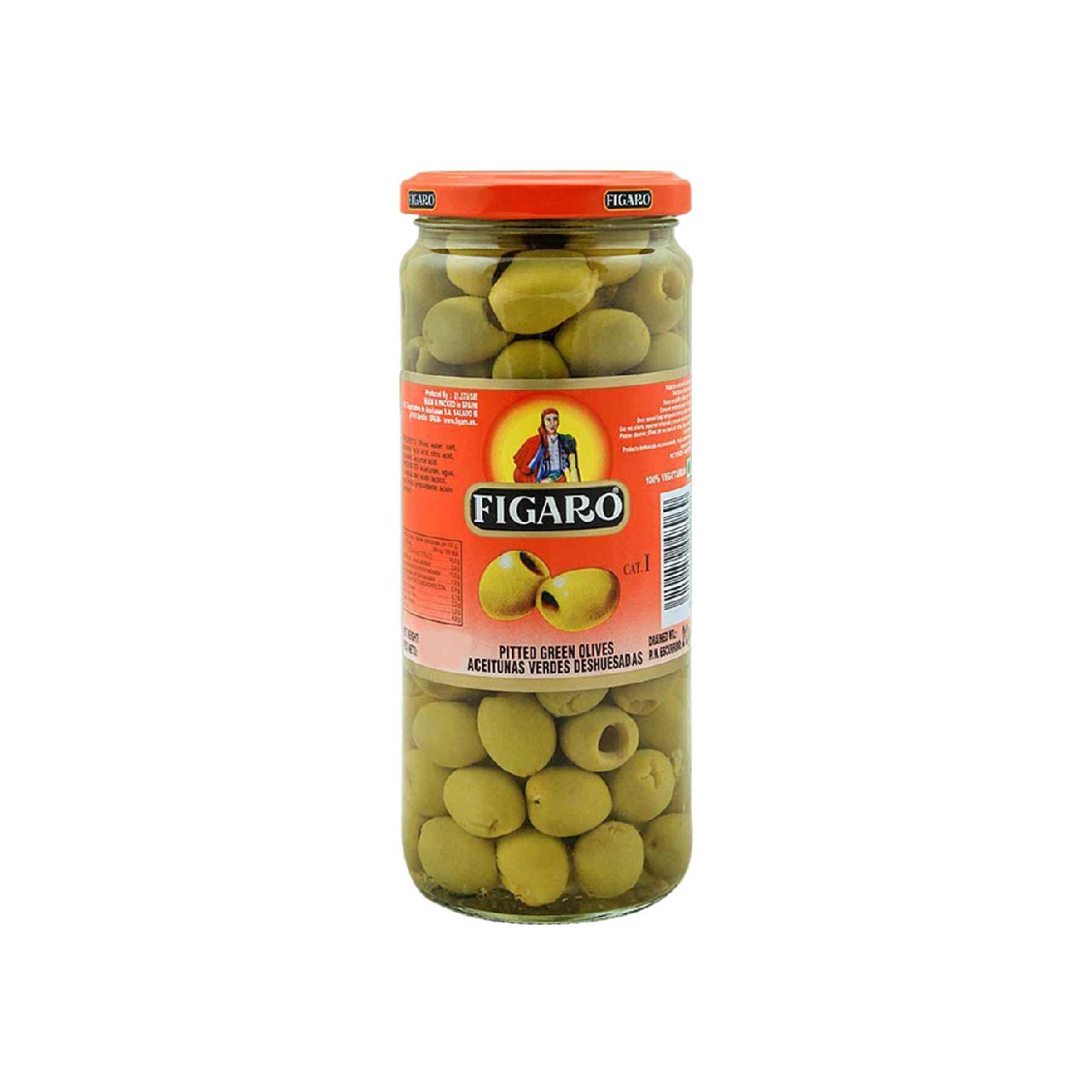 Figaro Green Olives, 450 g