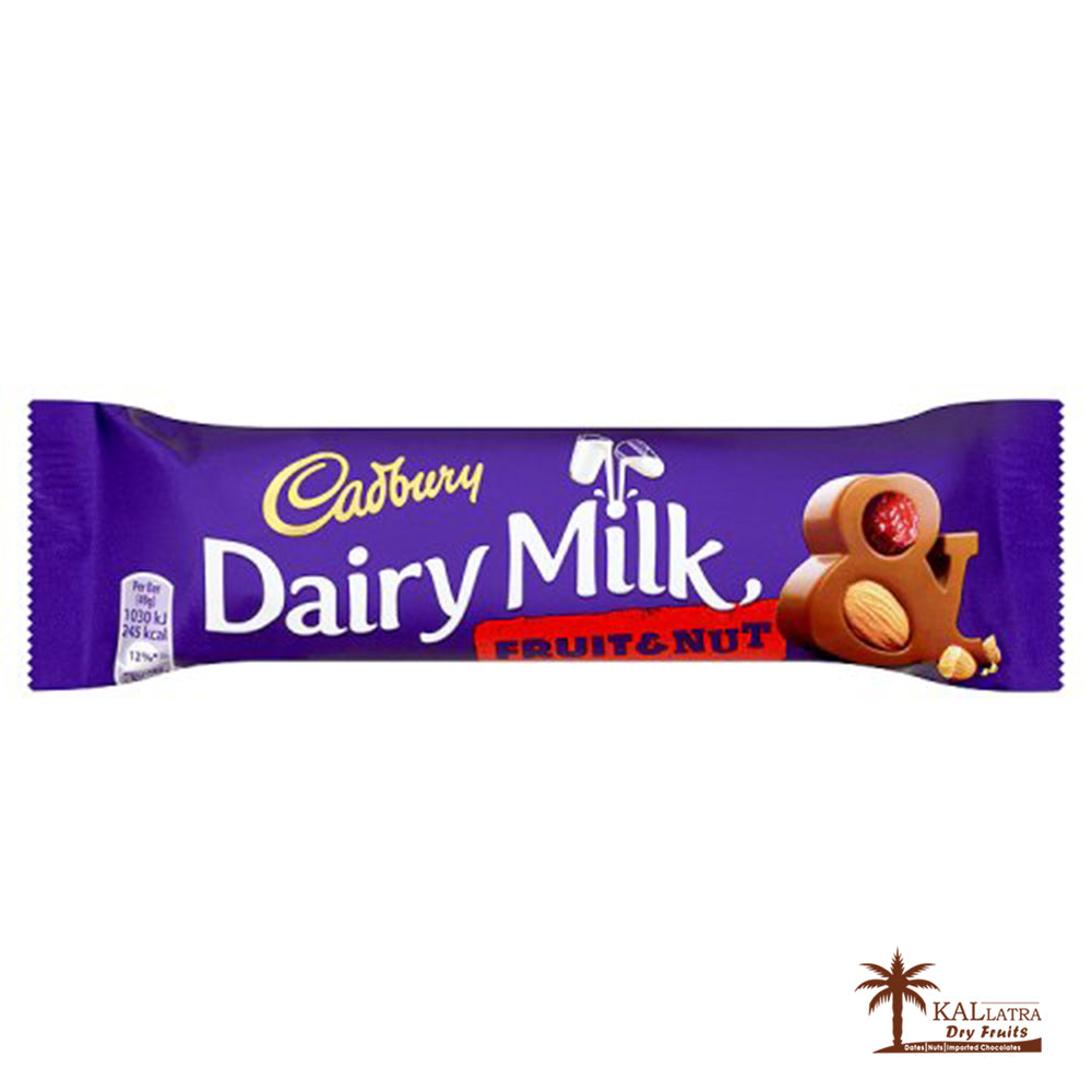 Cadbury Dairymilk Fruit & Nut Imported, 49gms (Pack of 1)