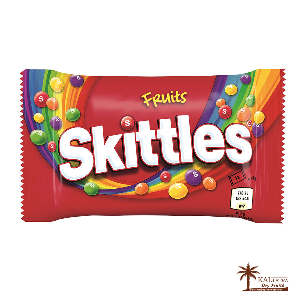 Skittles Fruits Candy Imported, 45gms (Pack)