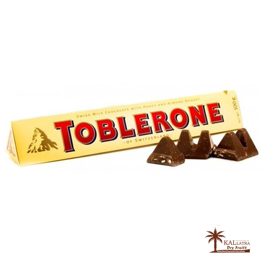 Toblerone Milk Chocolate, 100gms (Pack of 1)