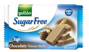 Gullon Sugar Free Chocolate Flavour Wafer, 60g