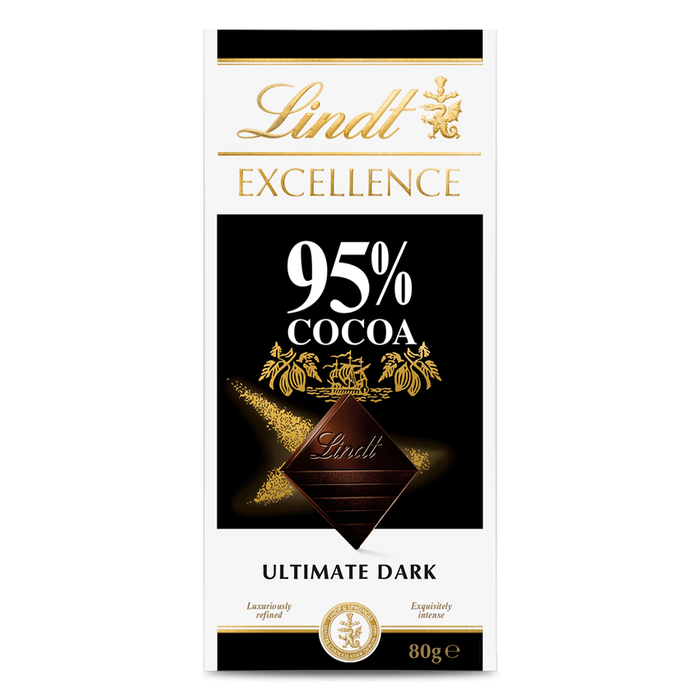 Lindt Excellence Dark Chocolate - 90% Cocoa, 100 g