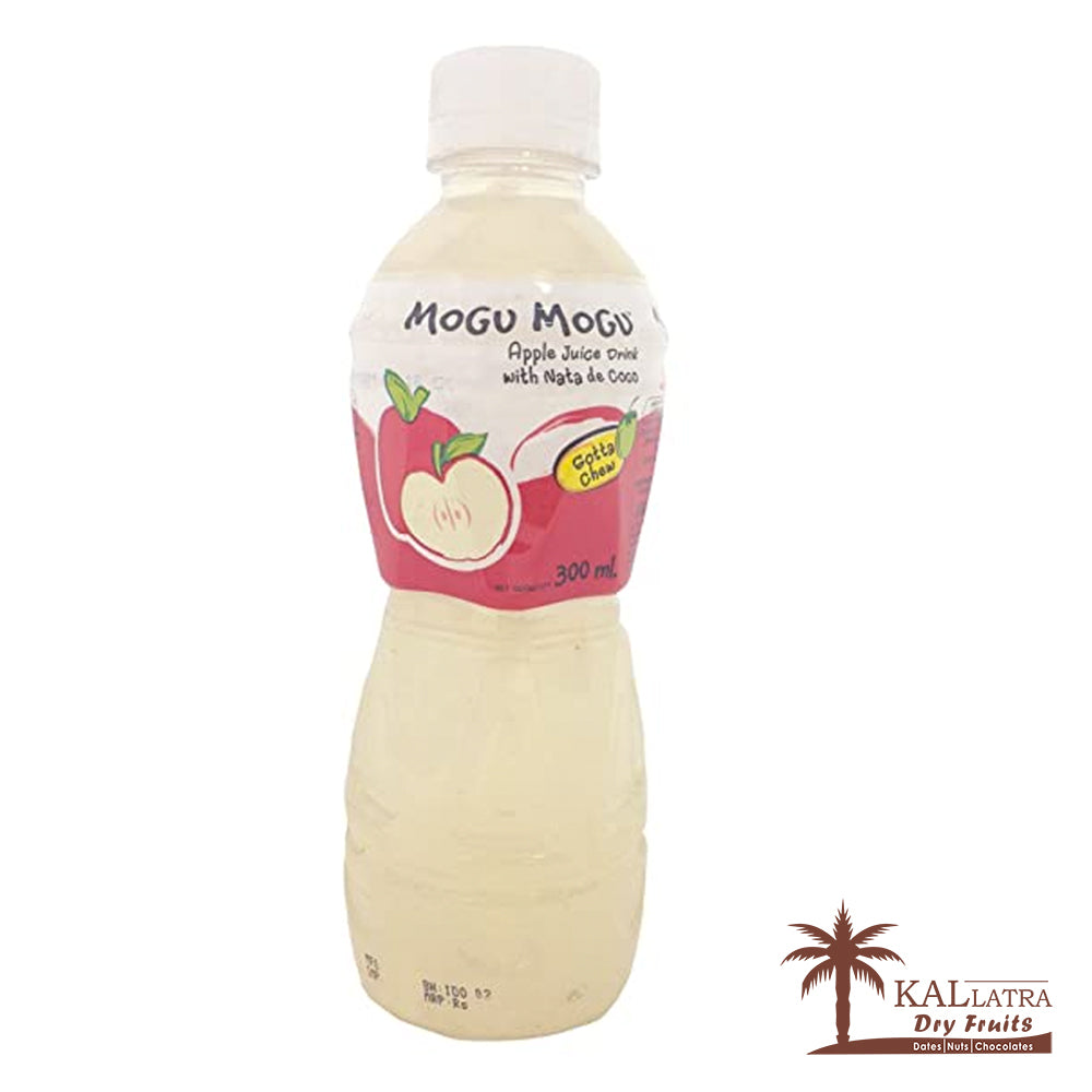 Mogu Mogu Drink Apple, 300ml (Bottle)