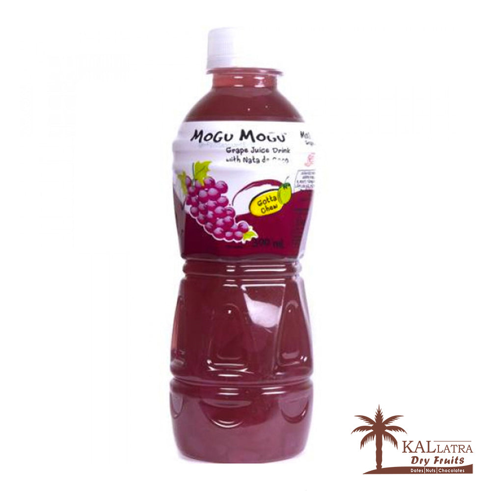 Mogu Mogu Drink Grape, 300ml (Bottle)