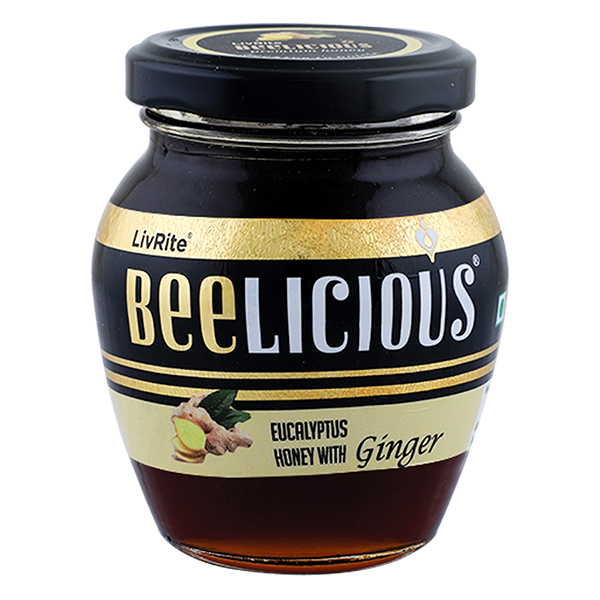 Beelicious - Eucalyptus Honey with Ginger, 250g